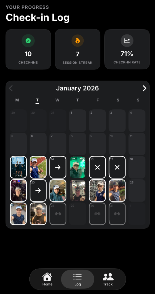 OnTrack Check-in Log